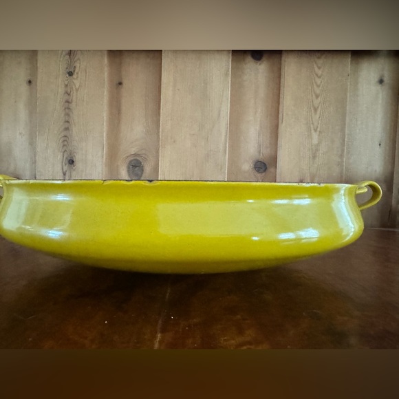 Vintage Dansk Kobenstyle Enamelware Paella pan (red is available, yellow sold) - Picture 7 of 15